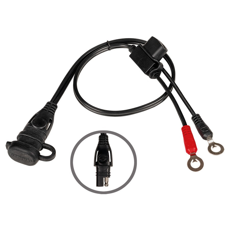 Weatherproof quick connect lead sae m6/m8 eyelets O-01 - Moto-Tech Diagnostics