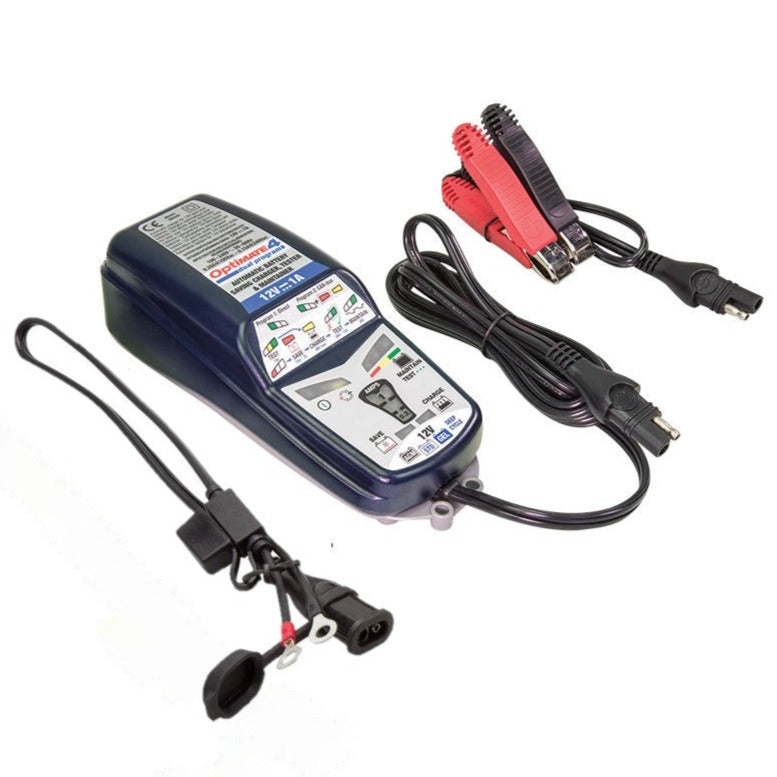 OptiMate 4 Dual Program Charger Maintainer TM-348 - Moto-Tech Diagnostics