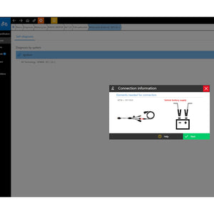 Fantic XX125 Power supply and diagnosis cable - Moto-Tech Diagnostics