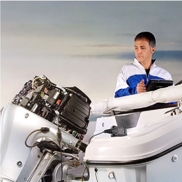 Texa Marine scan tool with outboard engine