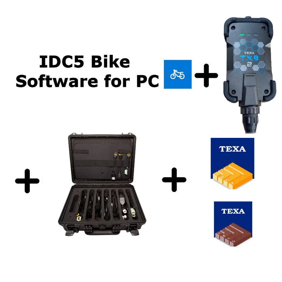TXB2 diagnostics, diagnostic software, starter case kit and 1 year update subscription -  Moto-Tech Diagnostics