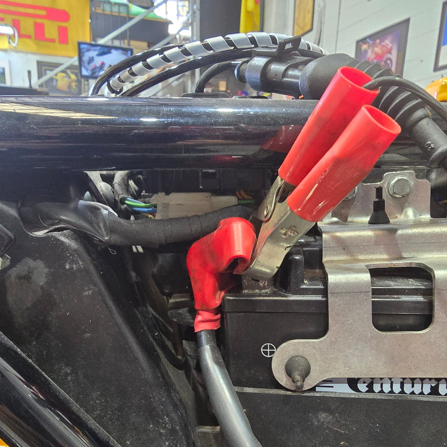 connector location behind battery