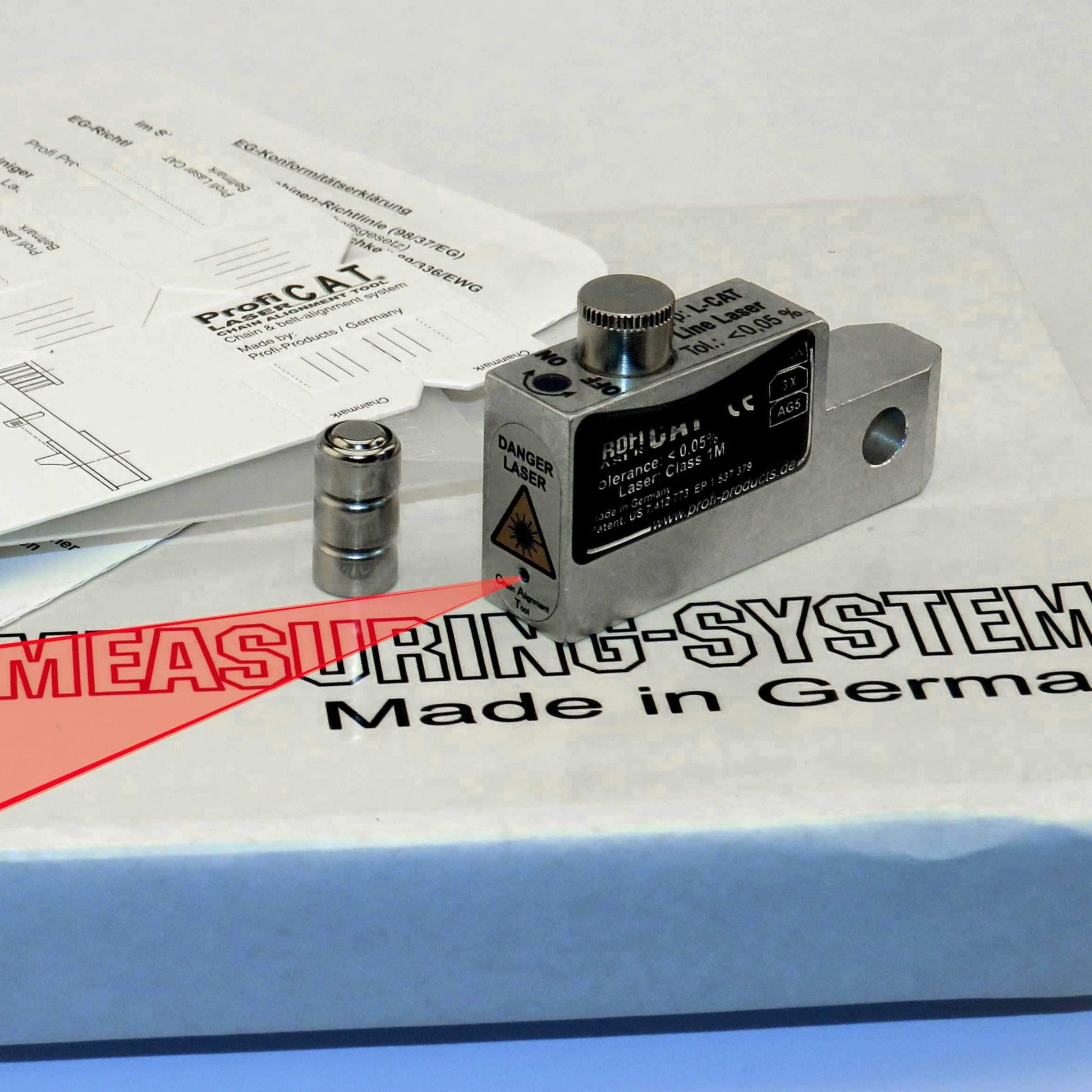 Motorcycle Laser Chain Alignment tool (line laser) - Moto-Tech Diagnostics 