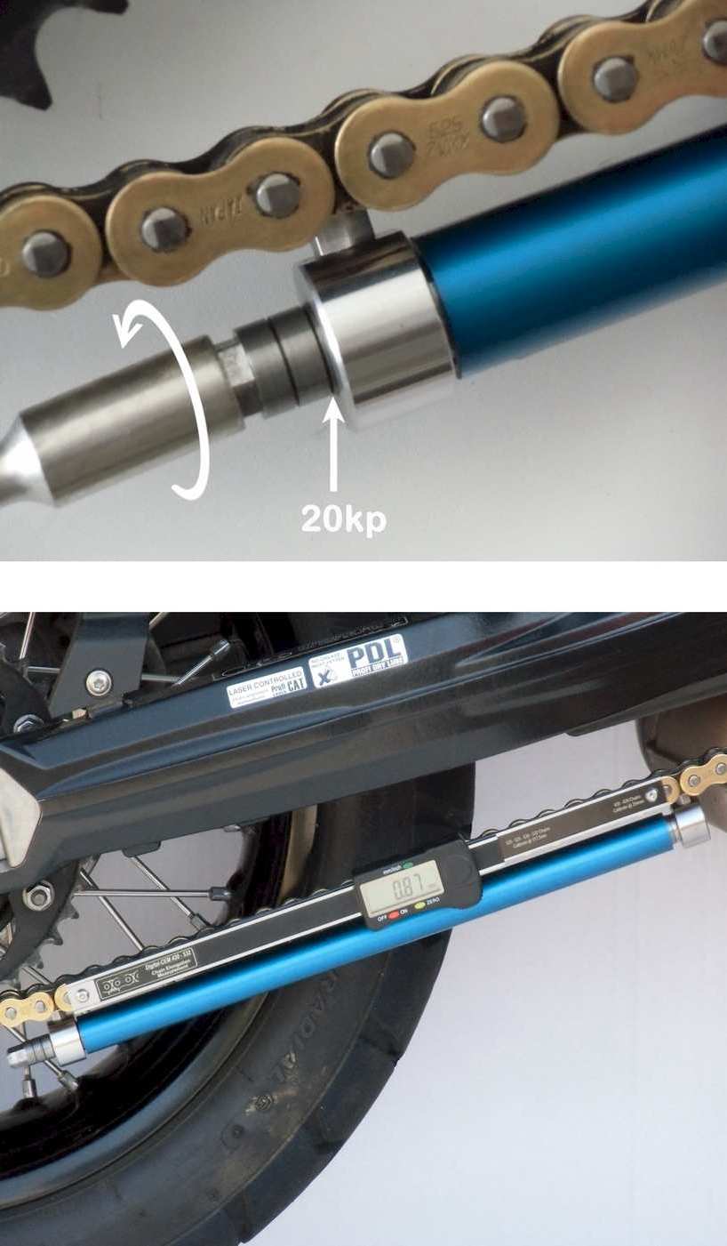 Digital Chain Stretch Measurement tool