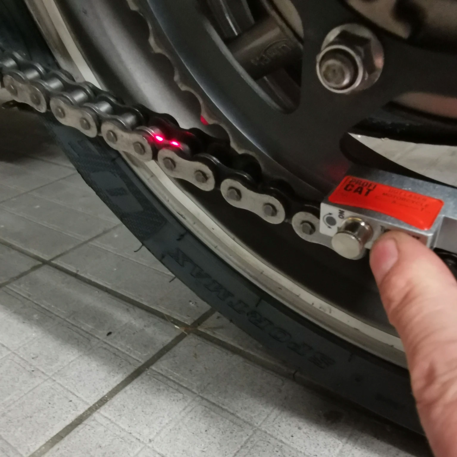 Motorcycle Dot Laser Chain Alignment Tool (Dot Laser) - Moto-Tech Diagnostics 