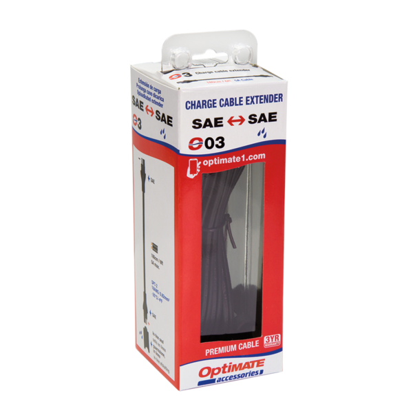 OptiMate output extension lead 1.8m O-03 - Moto-Tech Diagnostics 