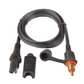 12V DIN socket connector straight O-09 - Moto-Tech Diagnostics 