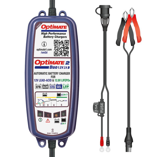 OptiMate 2 duo agm and lithium battery charger
