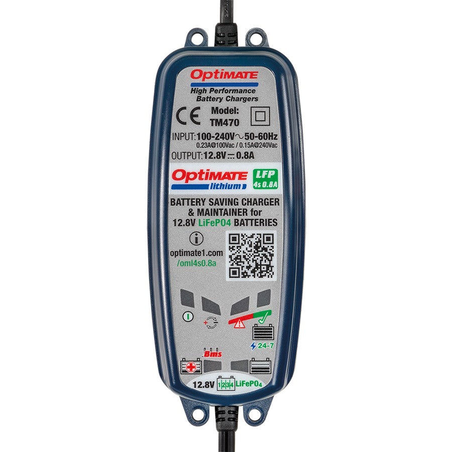 OptiMate Lithium 0.8A LiFePO4 Charger TM-478 - Moto-Tech Diagnostics 