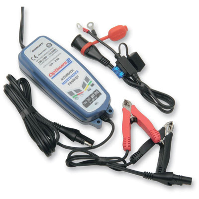 OptiMate 2 Battery Charger Maintainer TM-428 - Moto-Tech Diagnostics 