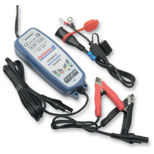 OptiMate 2 Battery Charger Maintainer TM-428 - Moto-Tech Diagnostics 
