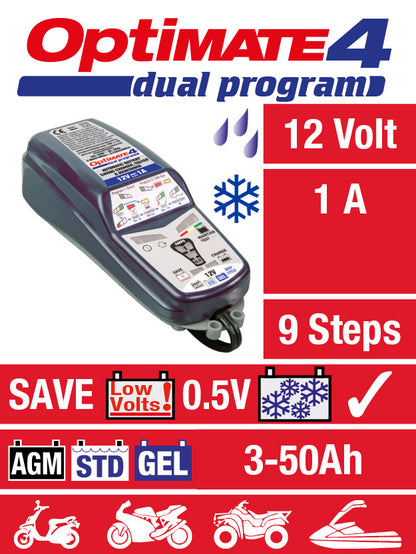 OptiMate 4 Dual Program specifications
