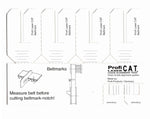 Belt Alignment Card (pack of 10) - Moto-Tech Diagnostics 